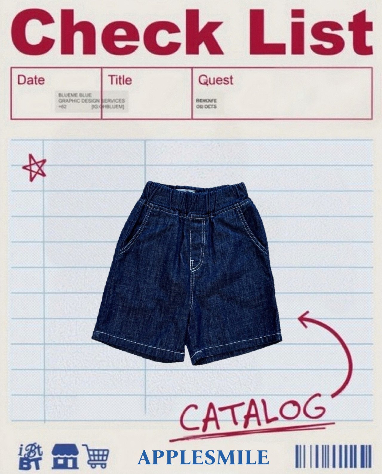 041103深藍牛仔短褲