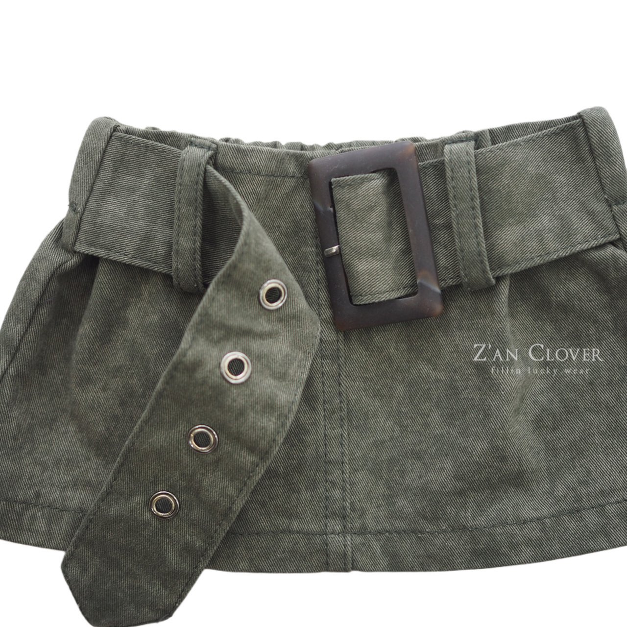 032502綠個性短裙