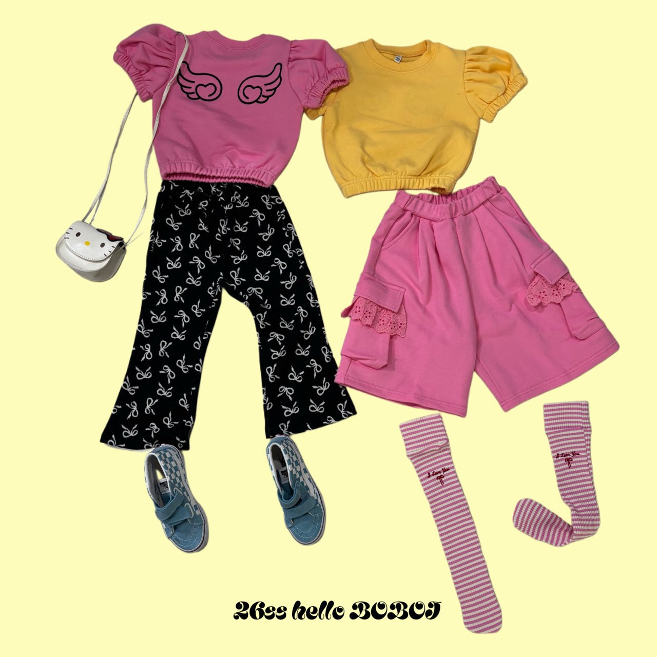 53027親子雕花褲(三色)