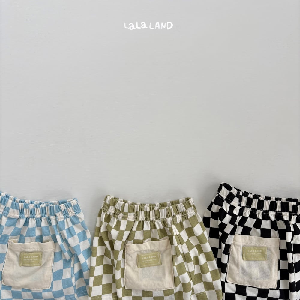 041528格子短褲(三色)