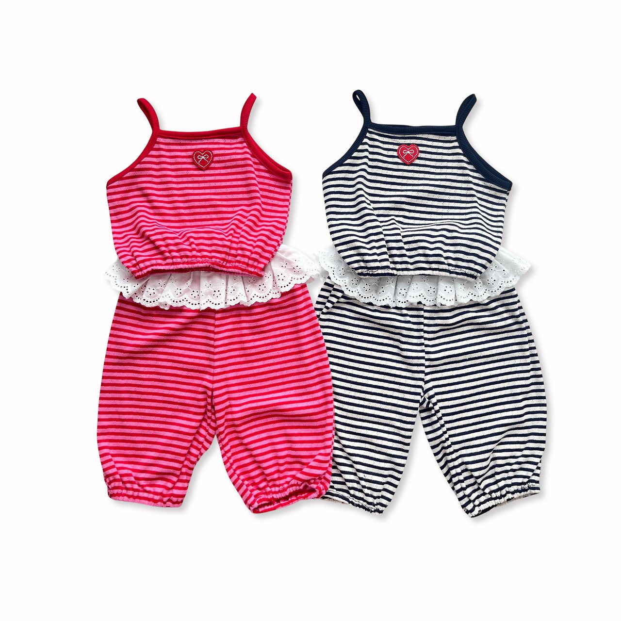 041428條紋背心套裝(兩色)