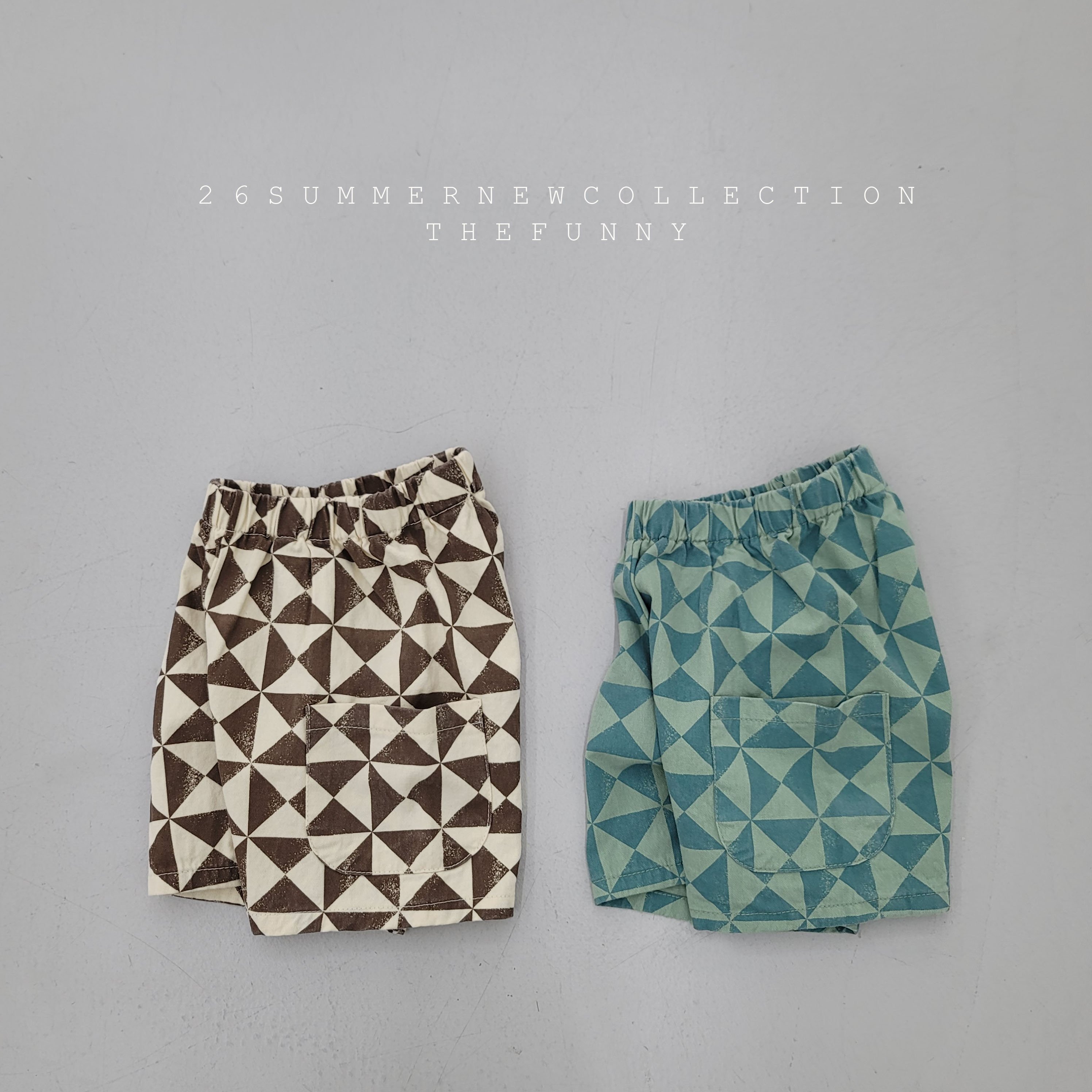 042406圖形短褲(兩色)