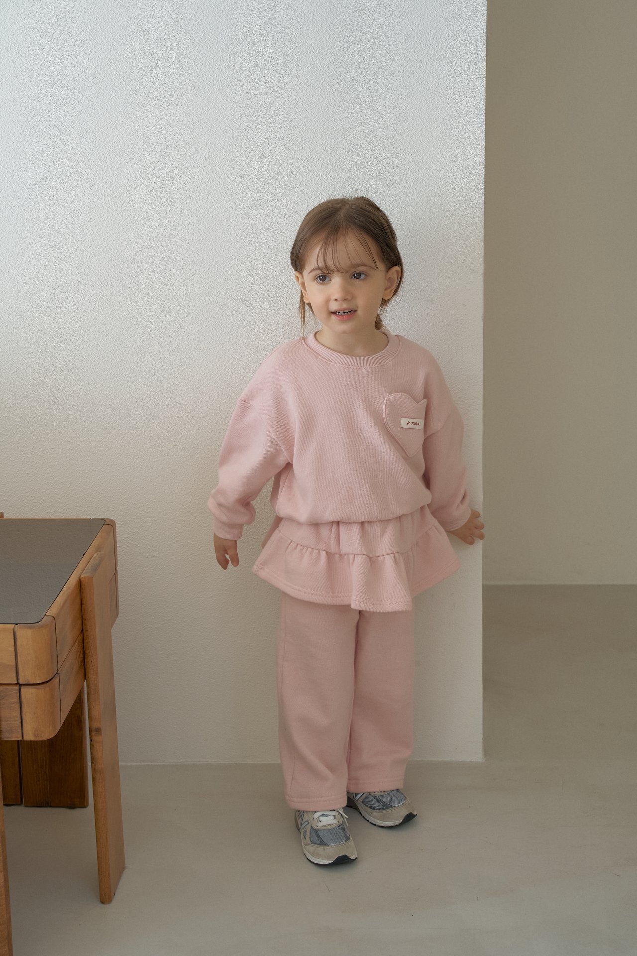 25411粉紅愛心口袋套裝