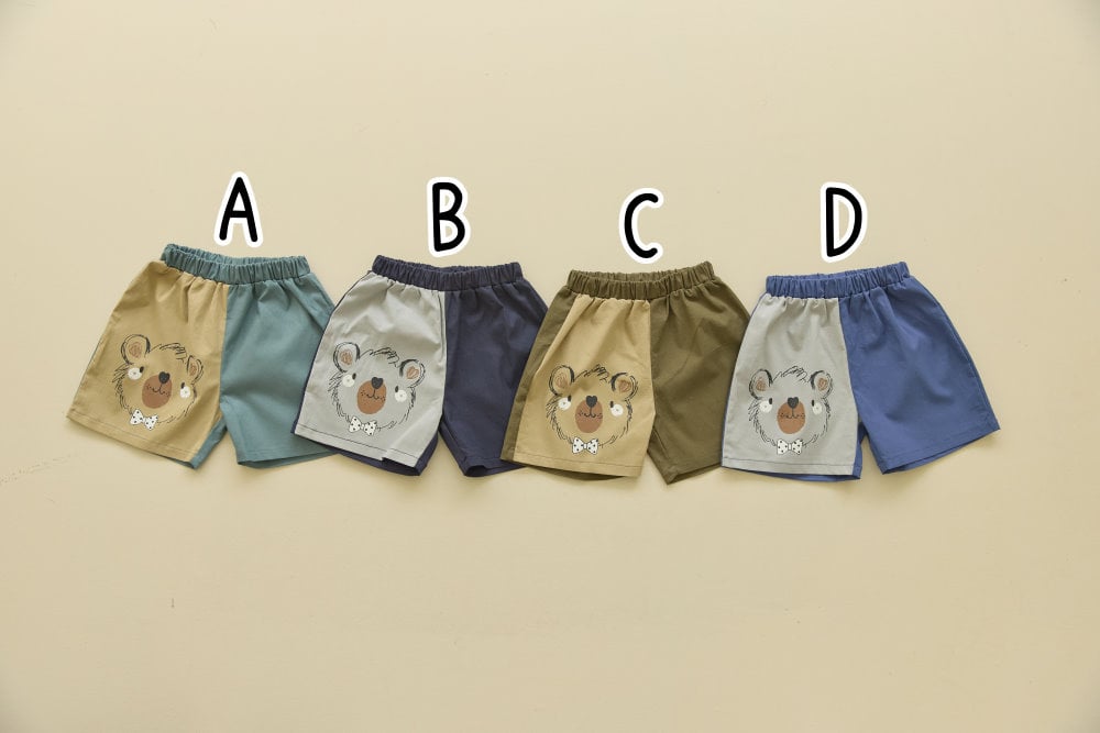 042345小熊短褲(三色)