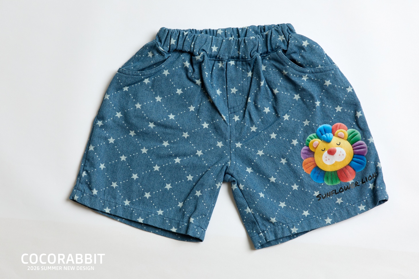 041368獅子牛仔短褲