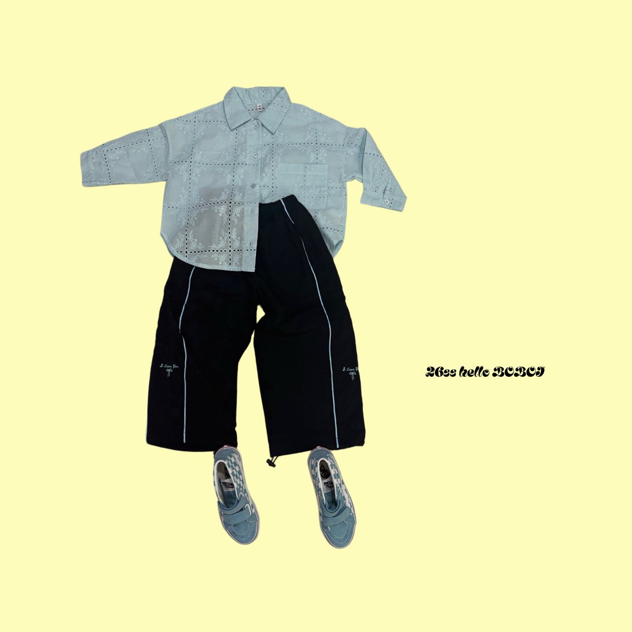 53025親子翻領上衣