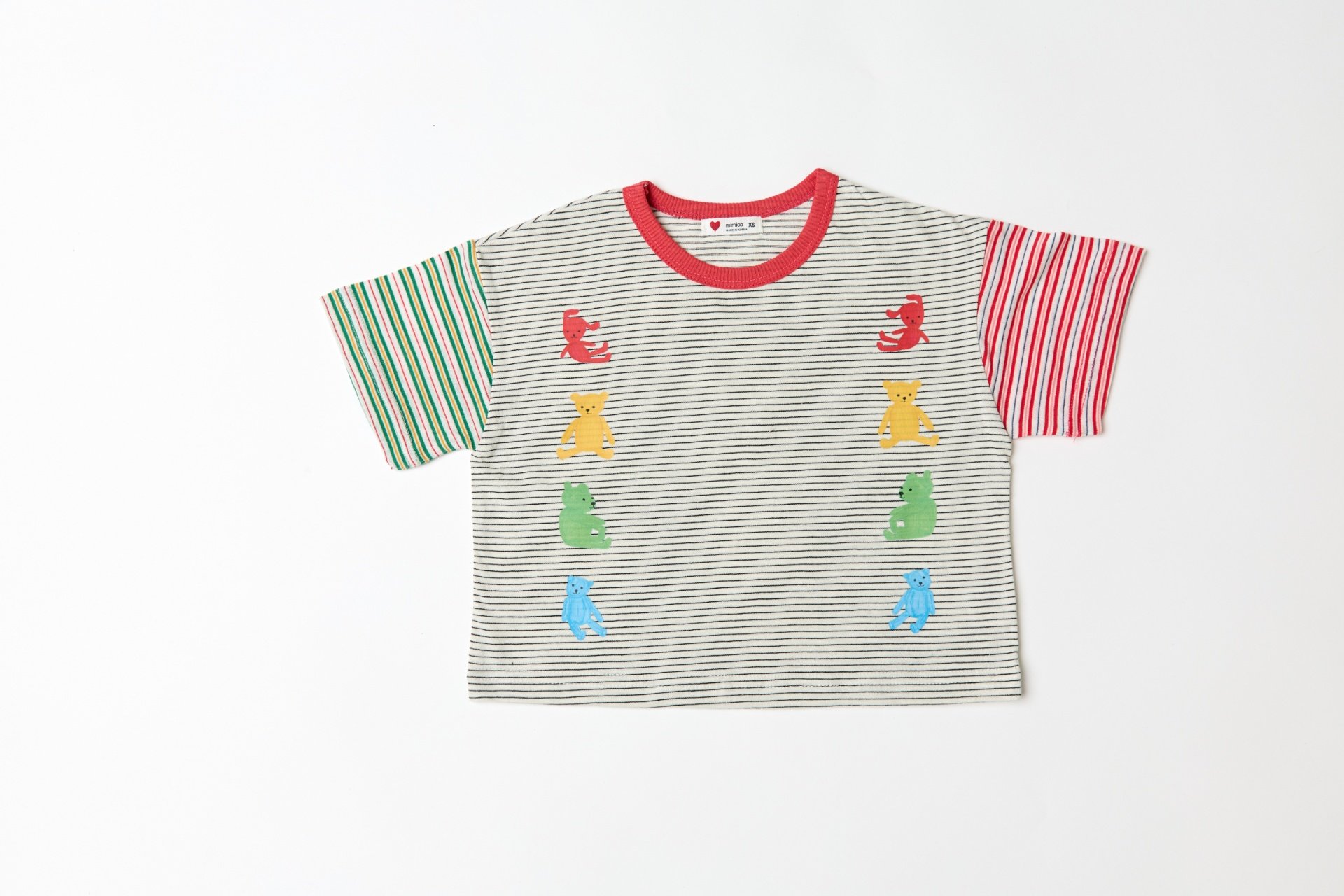 040807動物汽車條紋上衣(兩色)