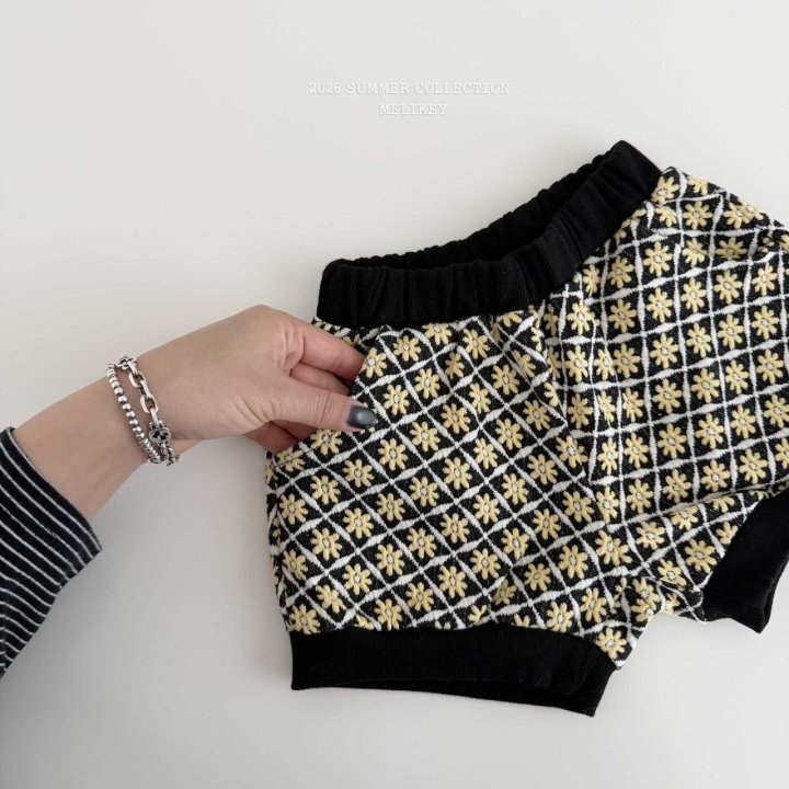 040139花短褲(三色)