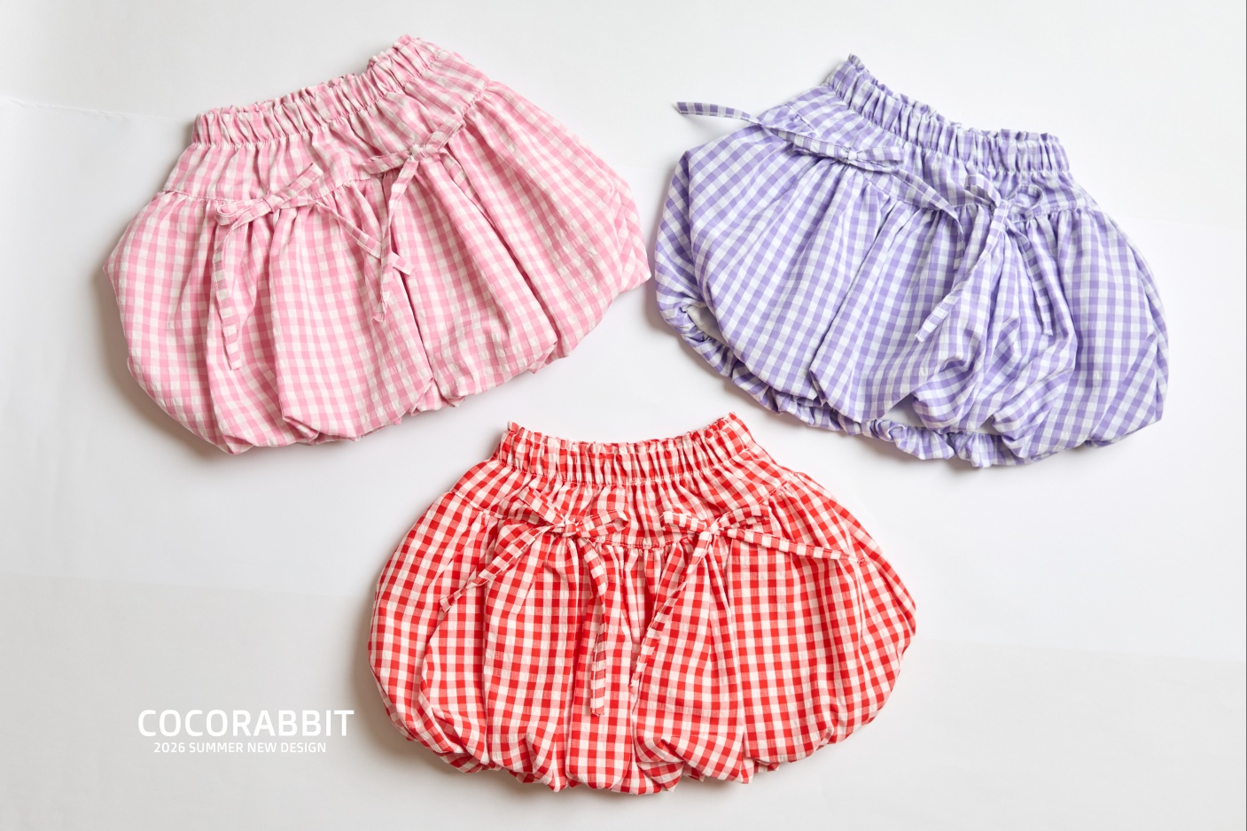 041365格子南瓜裙(三色)