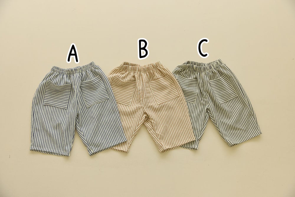 042341直紋短褲(三色)