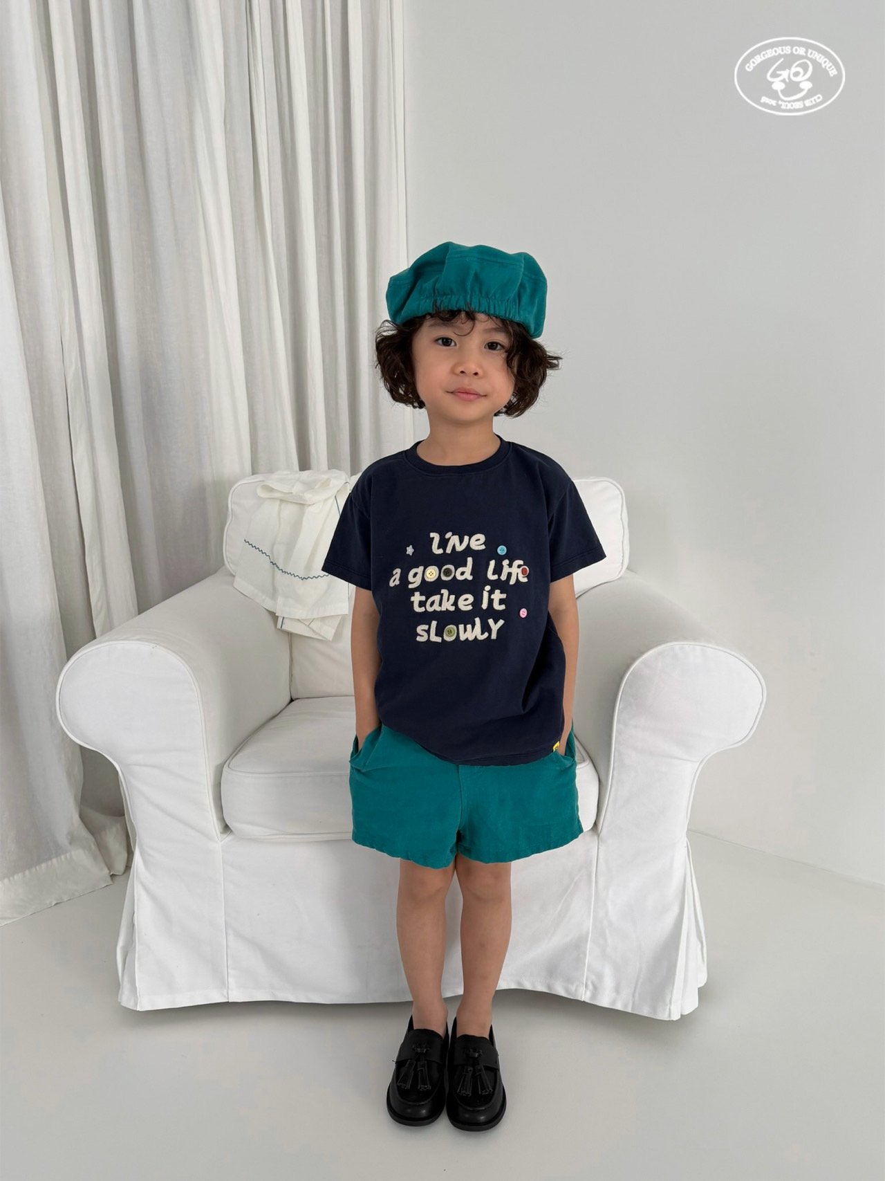 041646親子英文上衣(兩色)