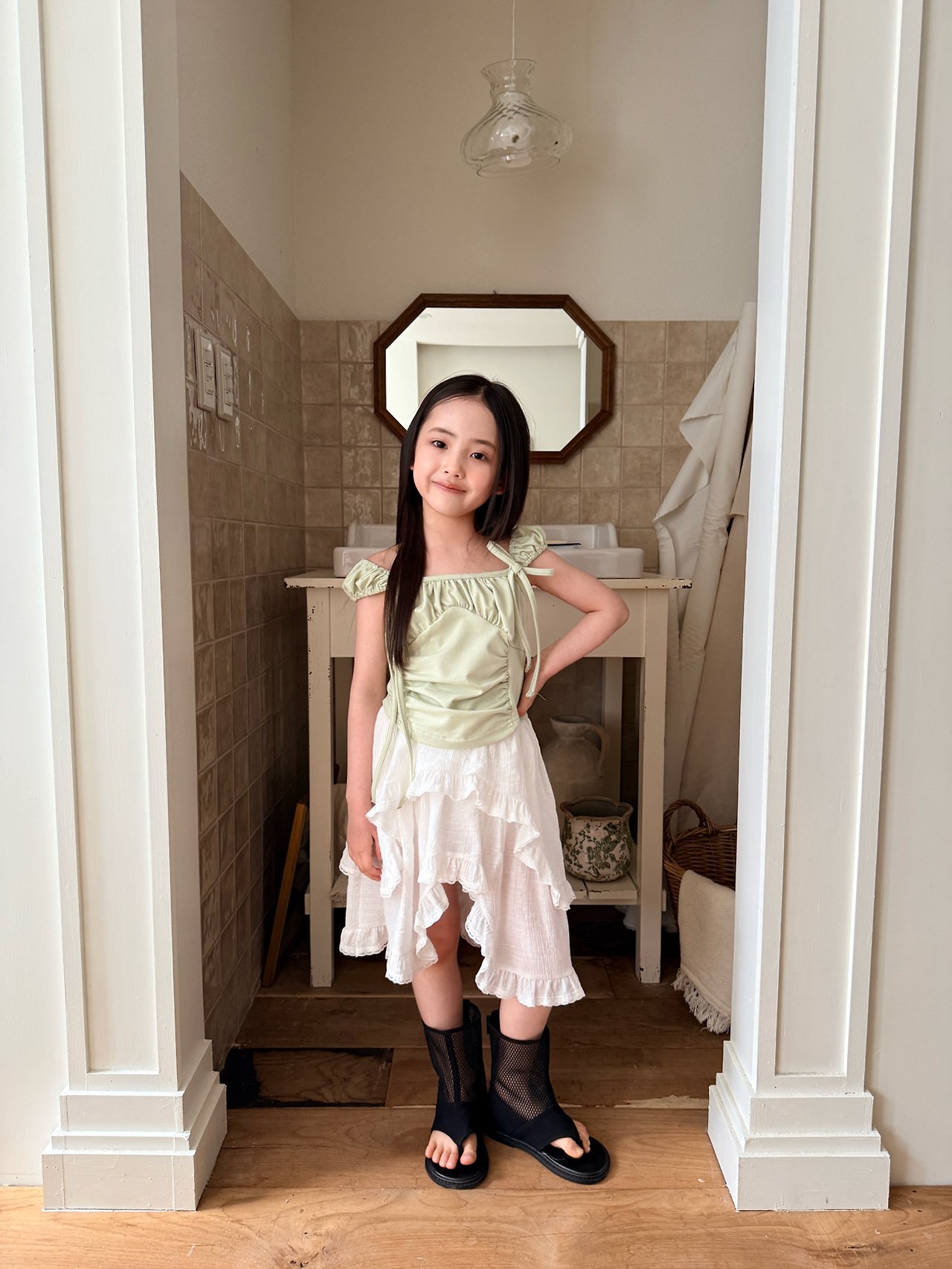 042109造型波浪裙