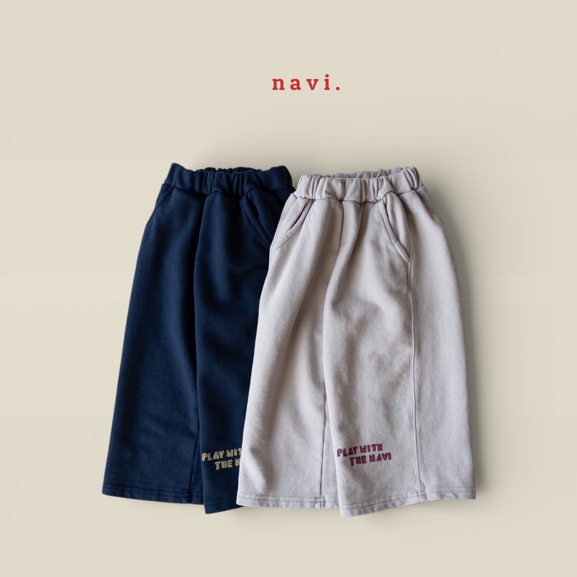 30018英文休閒褲(兩色)