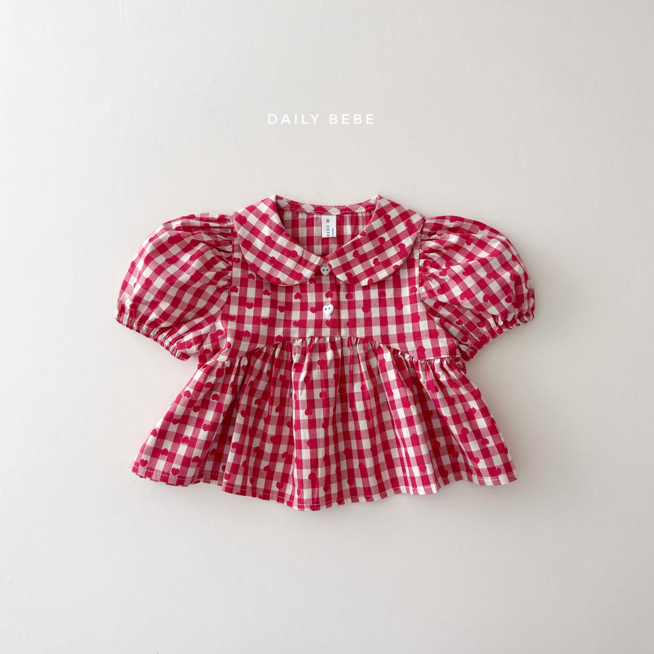 042521翻領紅格子上衣