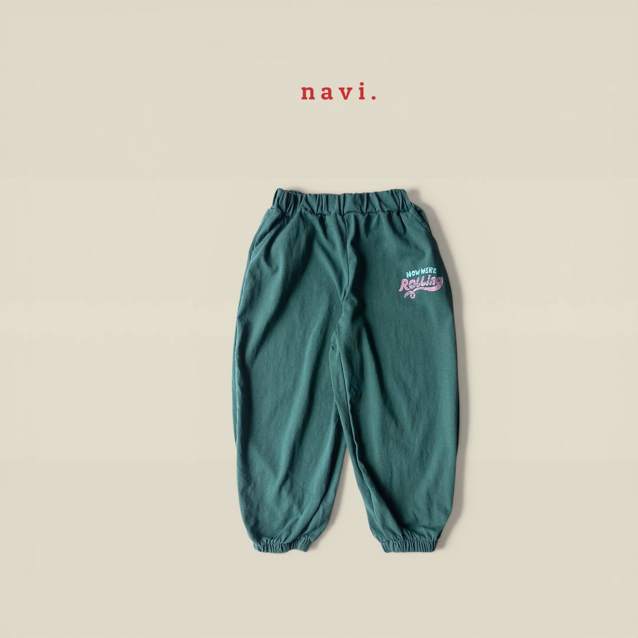 041522英文束口褲(兩色)