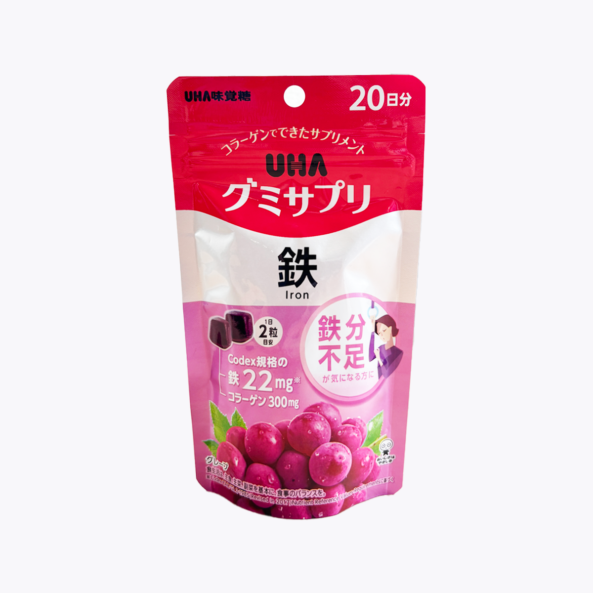 UHA味覺糖補鐵軟糖(20日)