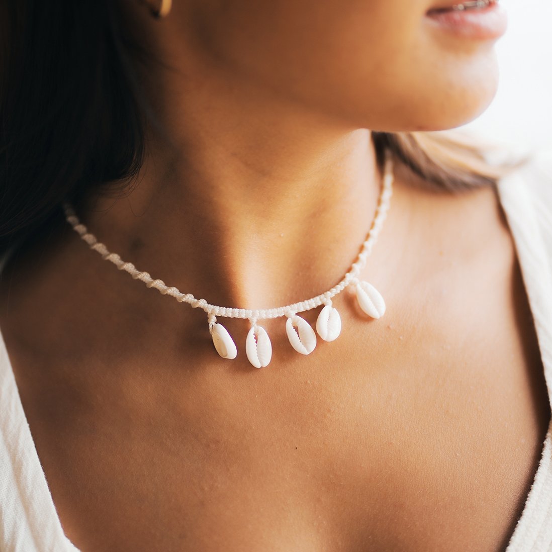 COWRIE 貝殼項鍊(白)