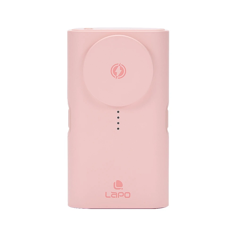 LaPO｜全功能快充版口袋式行動電源 WT-12CL-蜜粉
