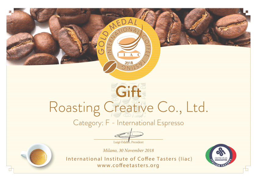 2018年 ICT 國際義大利金牌獎-Gift