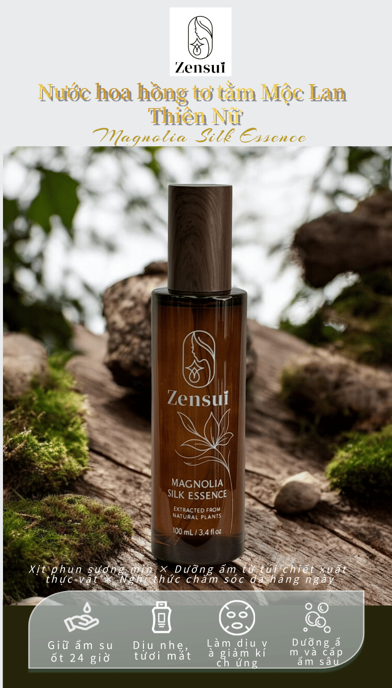 Nước hoa hồng tơ tằm Mộc Lan Thiên Nữ