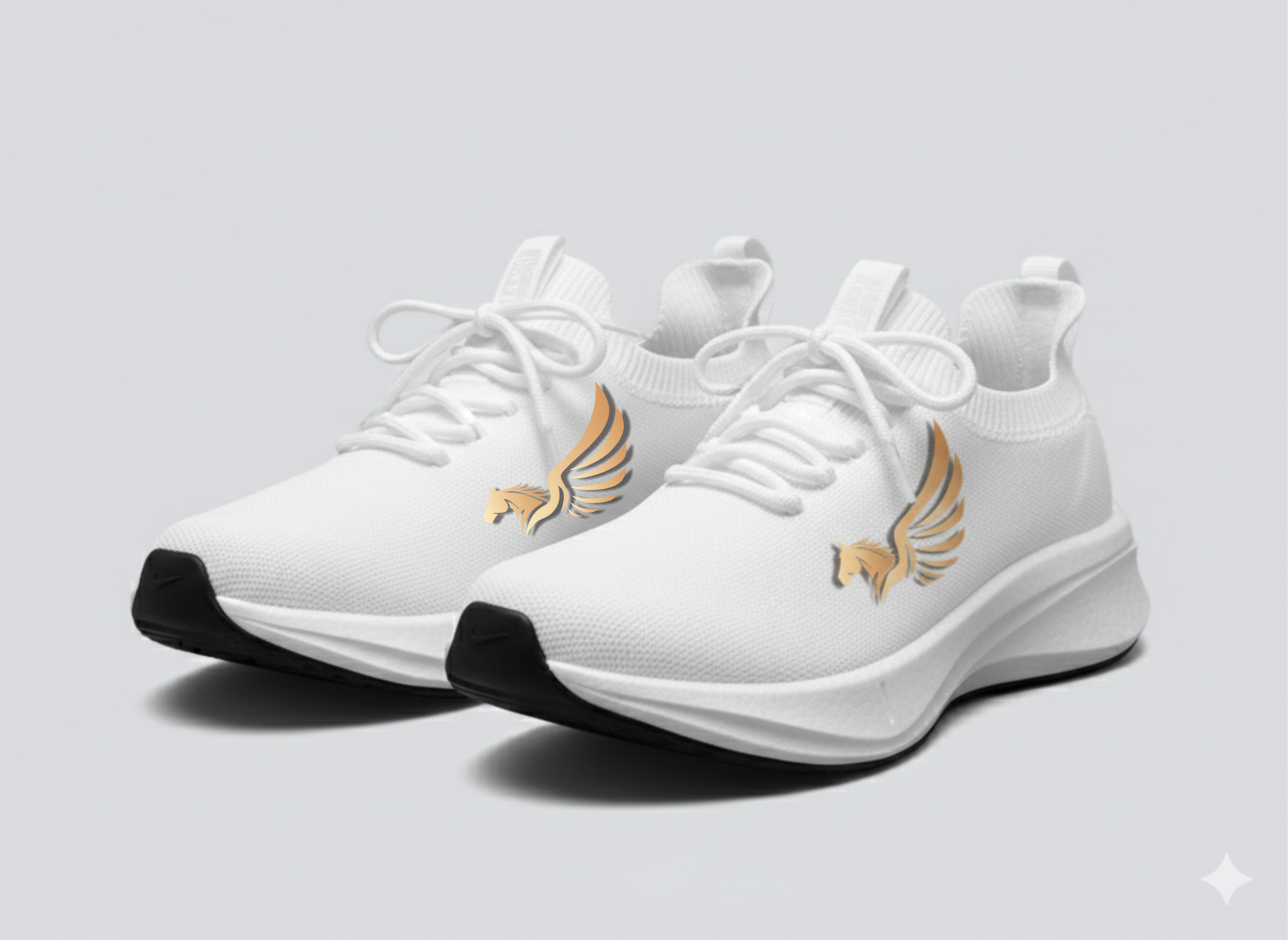 炫彩系列創意運動鞋-曜金靈駒