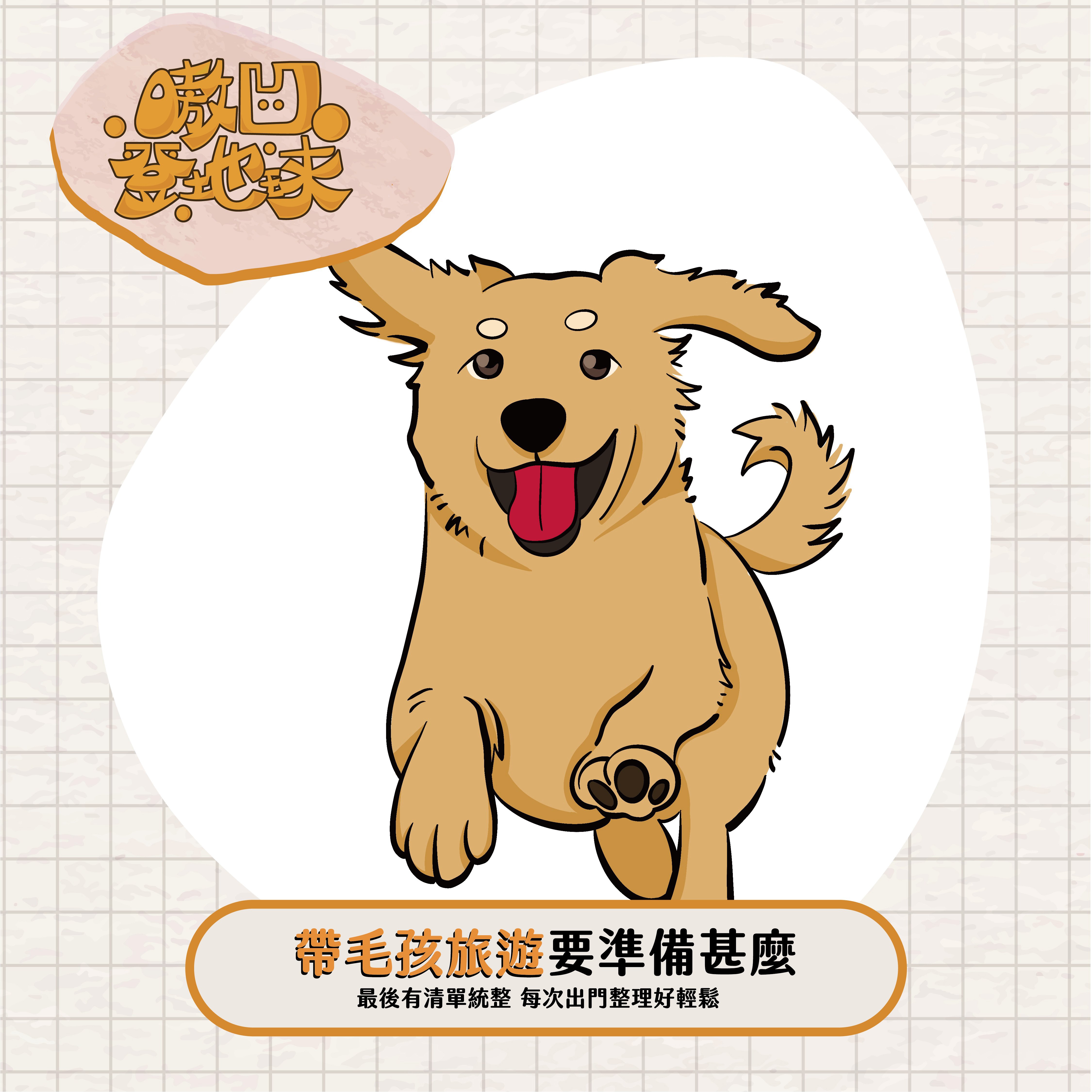 帶毛孩出門要準備什麼?