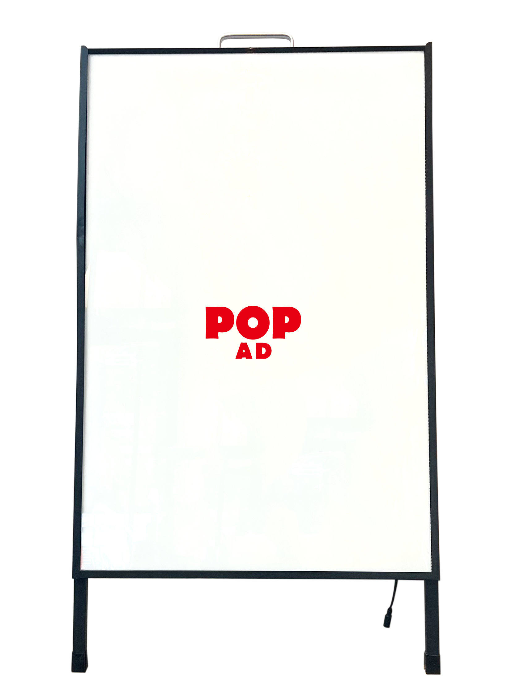 60*90 LED燈箱+A型鐵架(附插頭，電壓110V/220V)