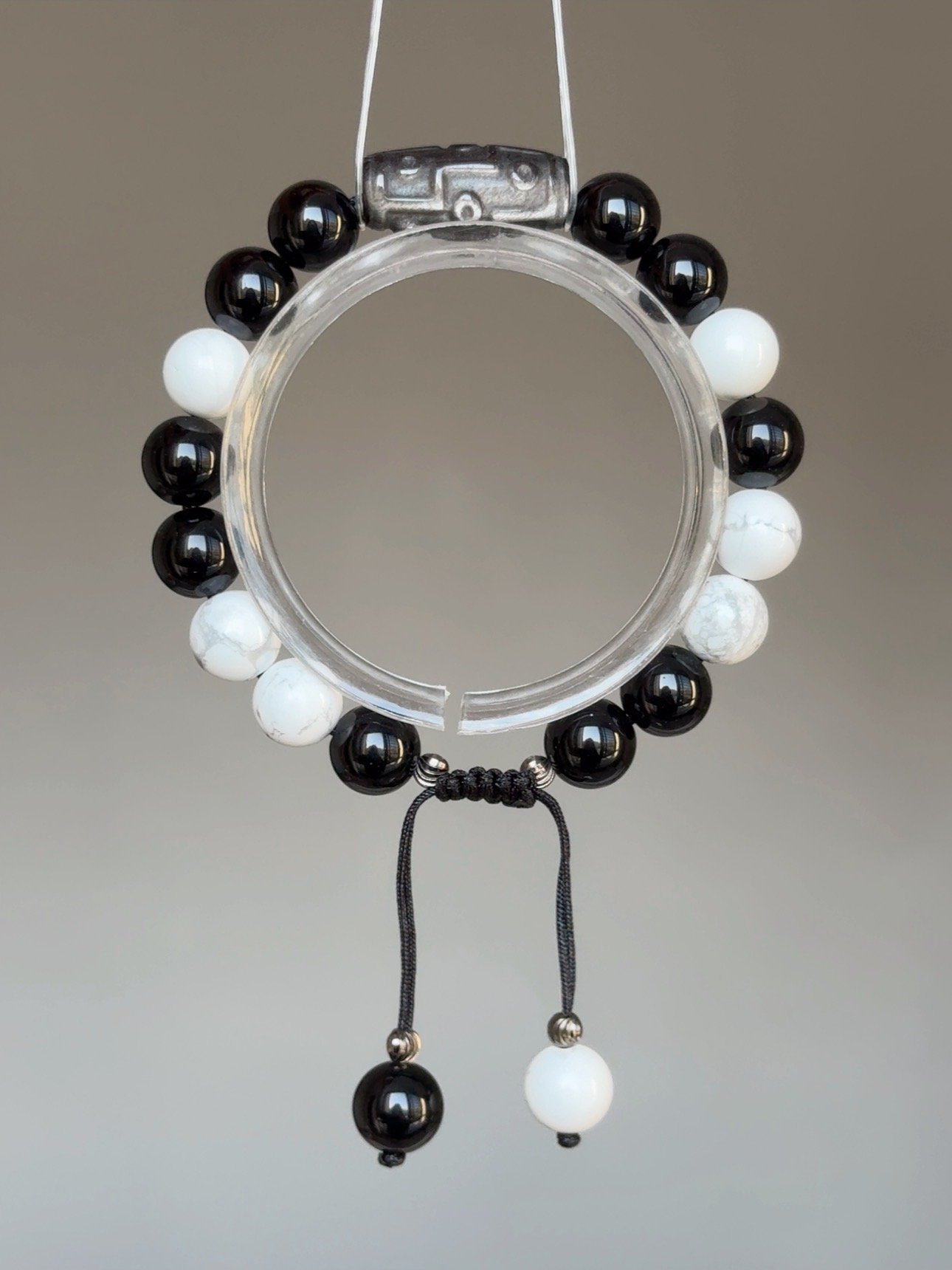 【墨染初雪】銀曜天珠．靜謐守護