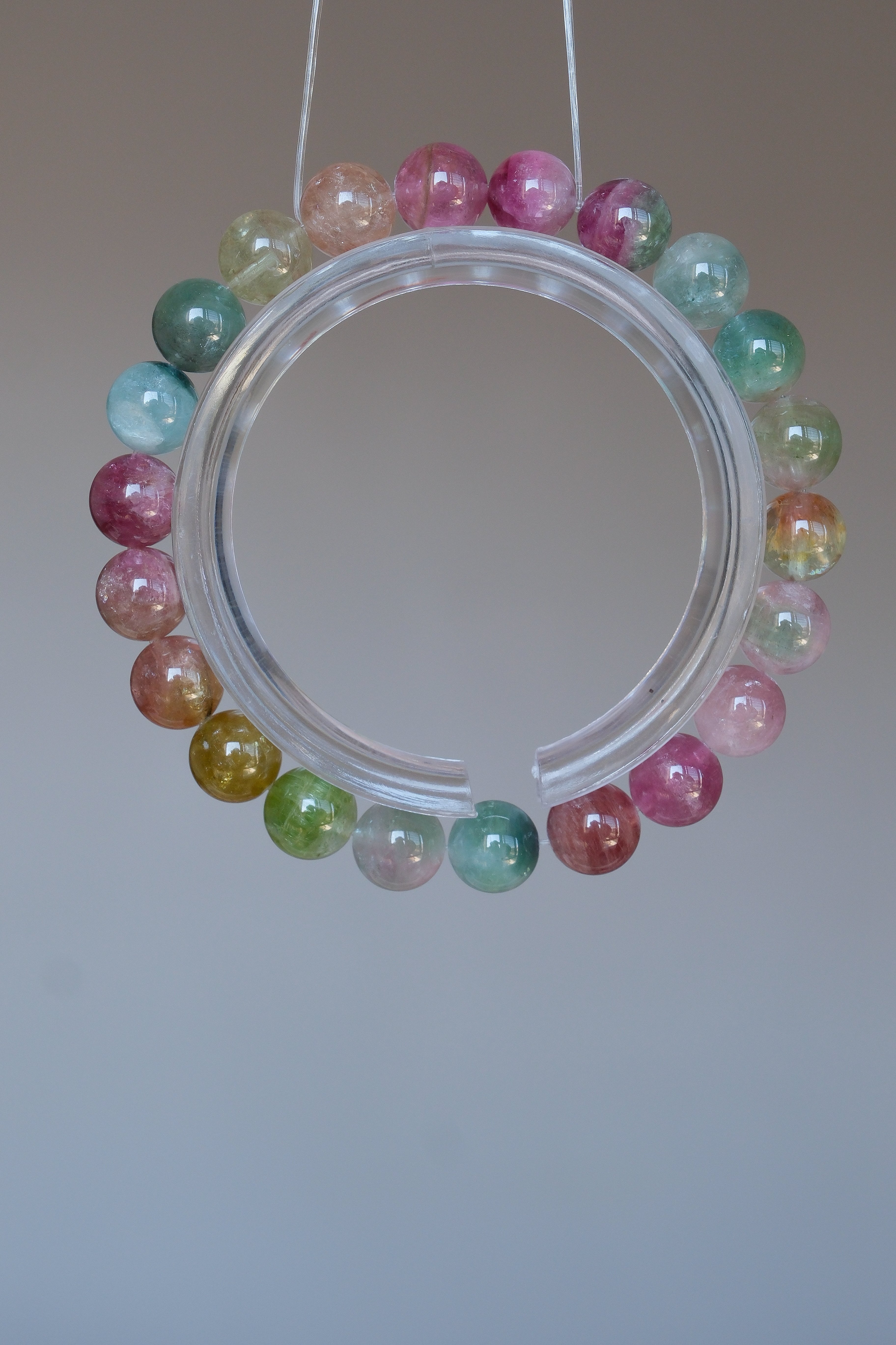 【柔光夢境】雙色高品碧璽．溫柔療癒