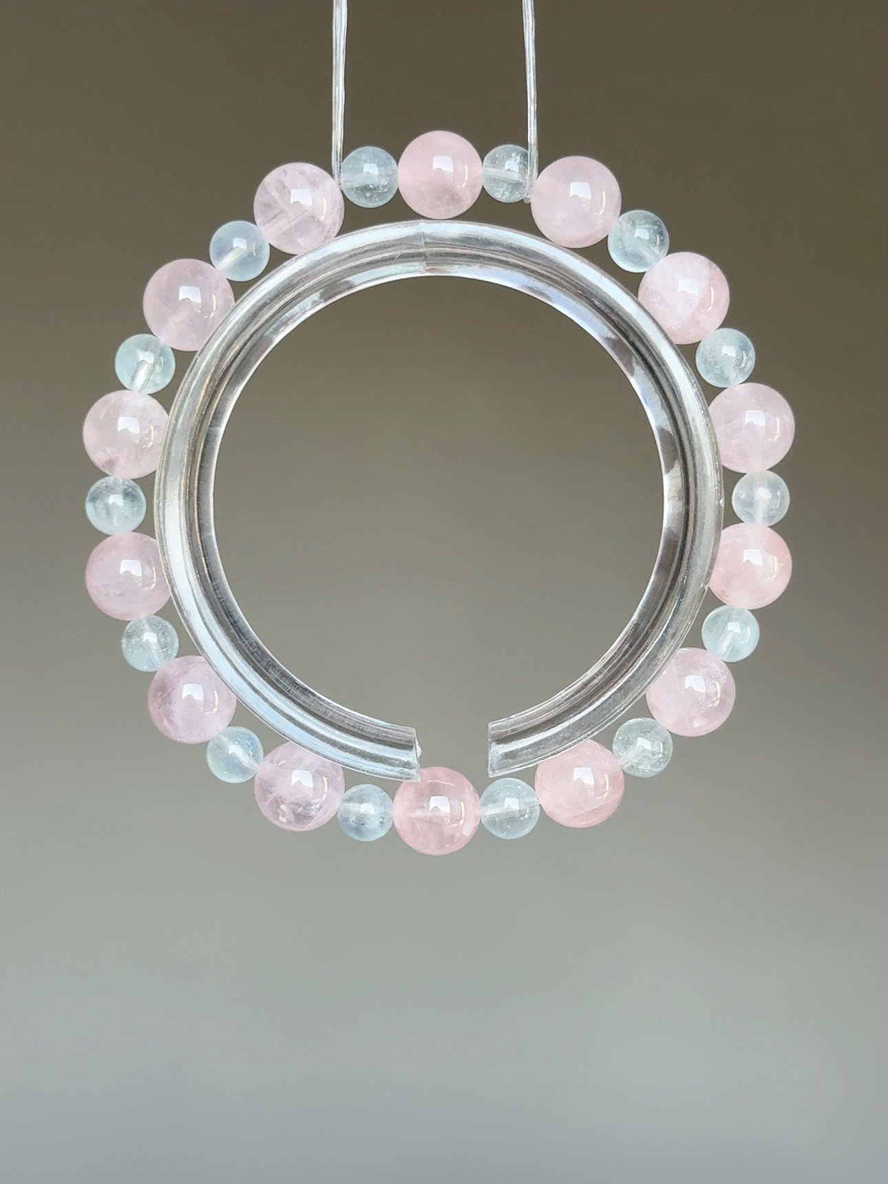 【溫柔色票】Baby藍海藍寶．粉晶療癒