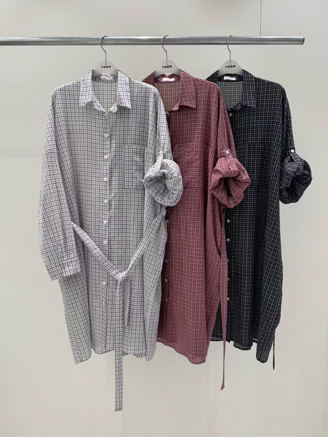 經典格紋長衫 2622605