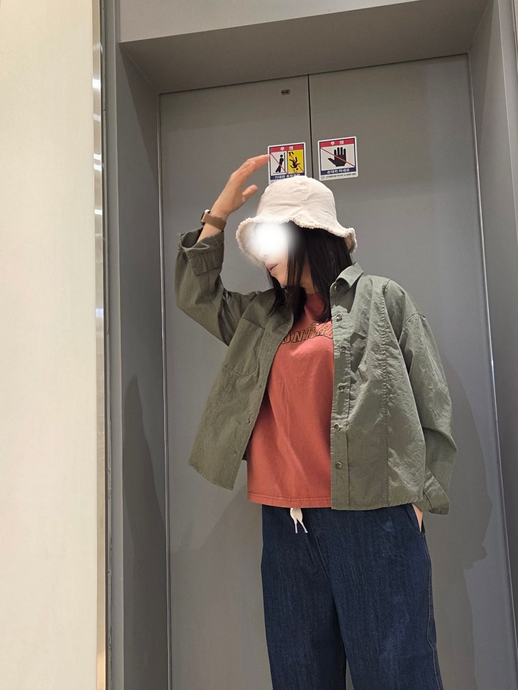 單口袋車線衫 2631005