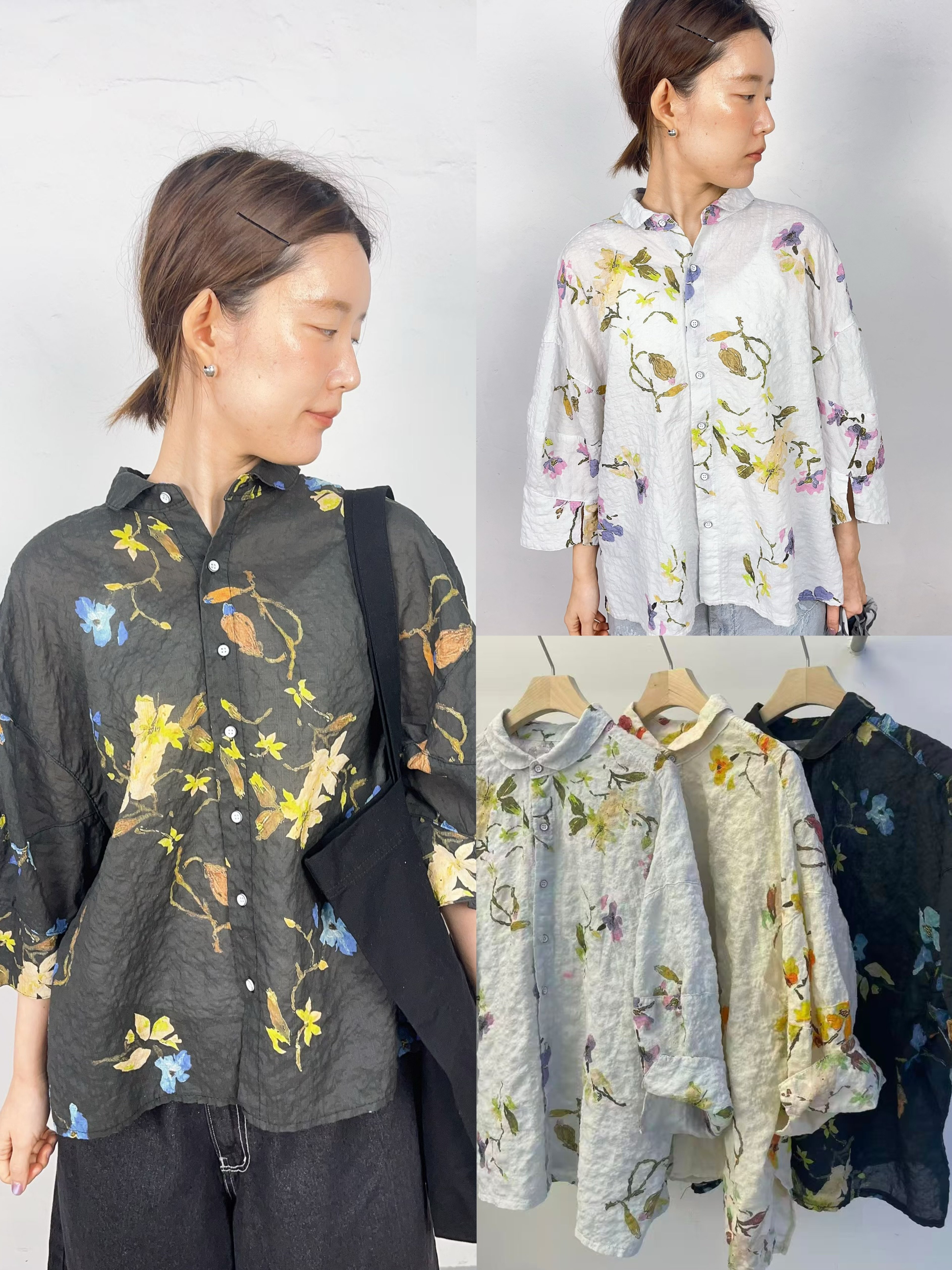 棉麻花朵衫 2630609