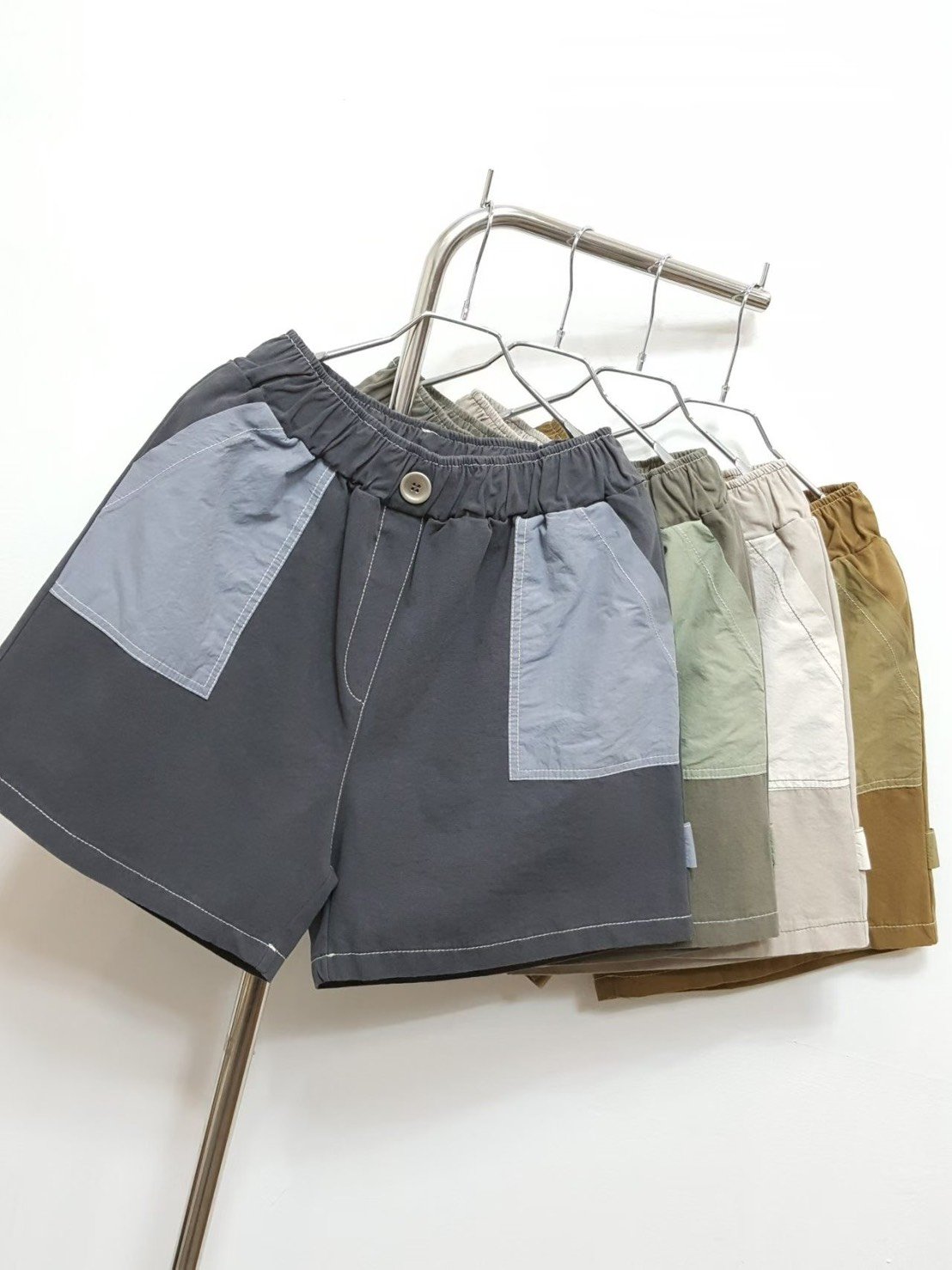 口袋配布短褲 26032006