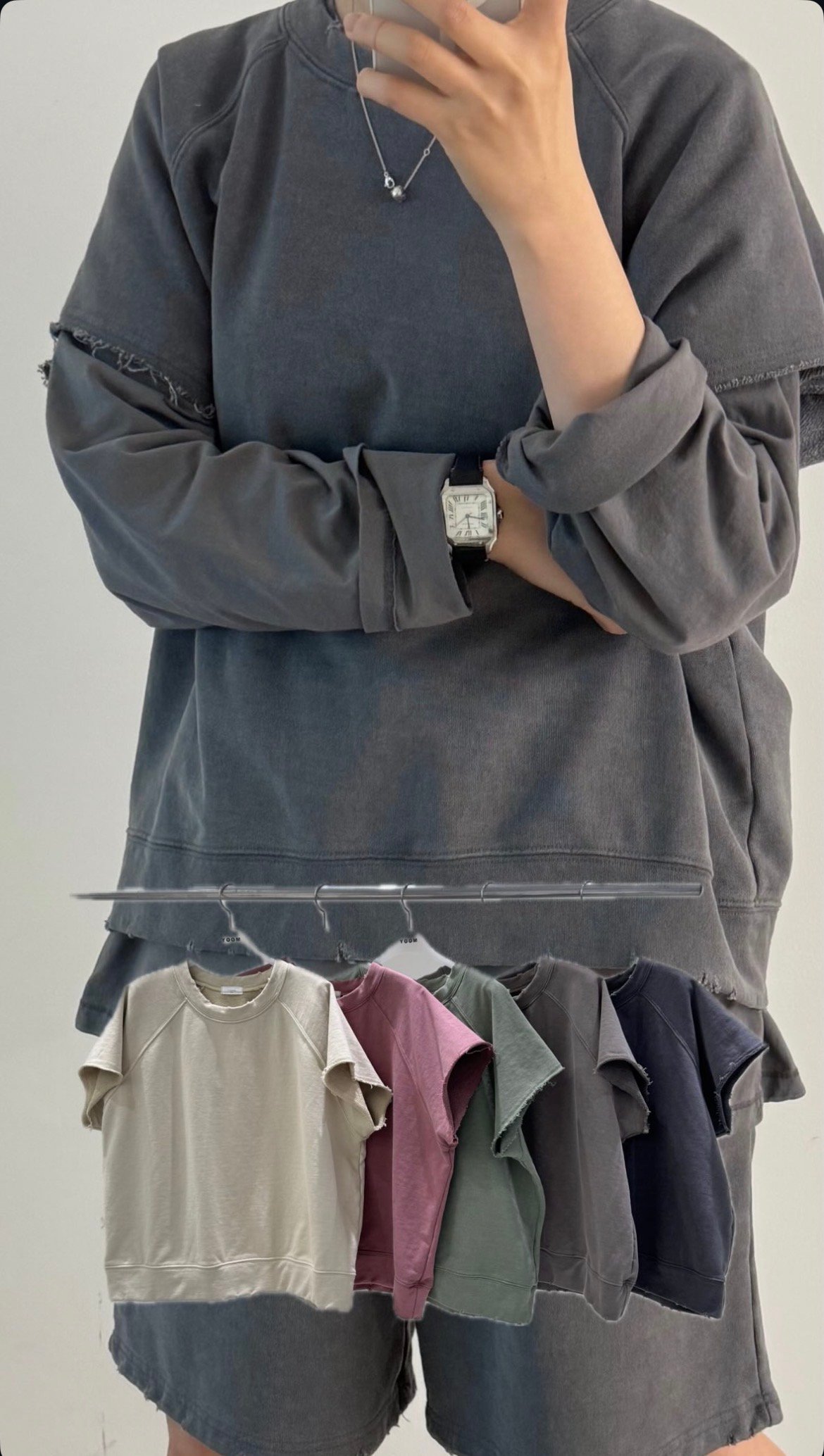 圈棉毛邊上衣 20609