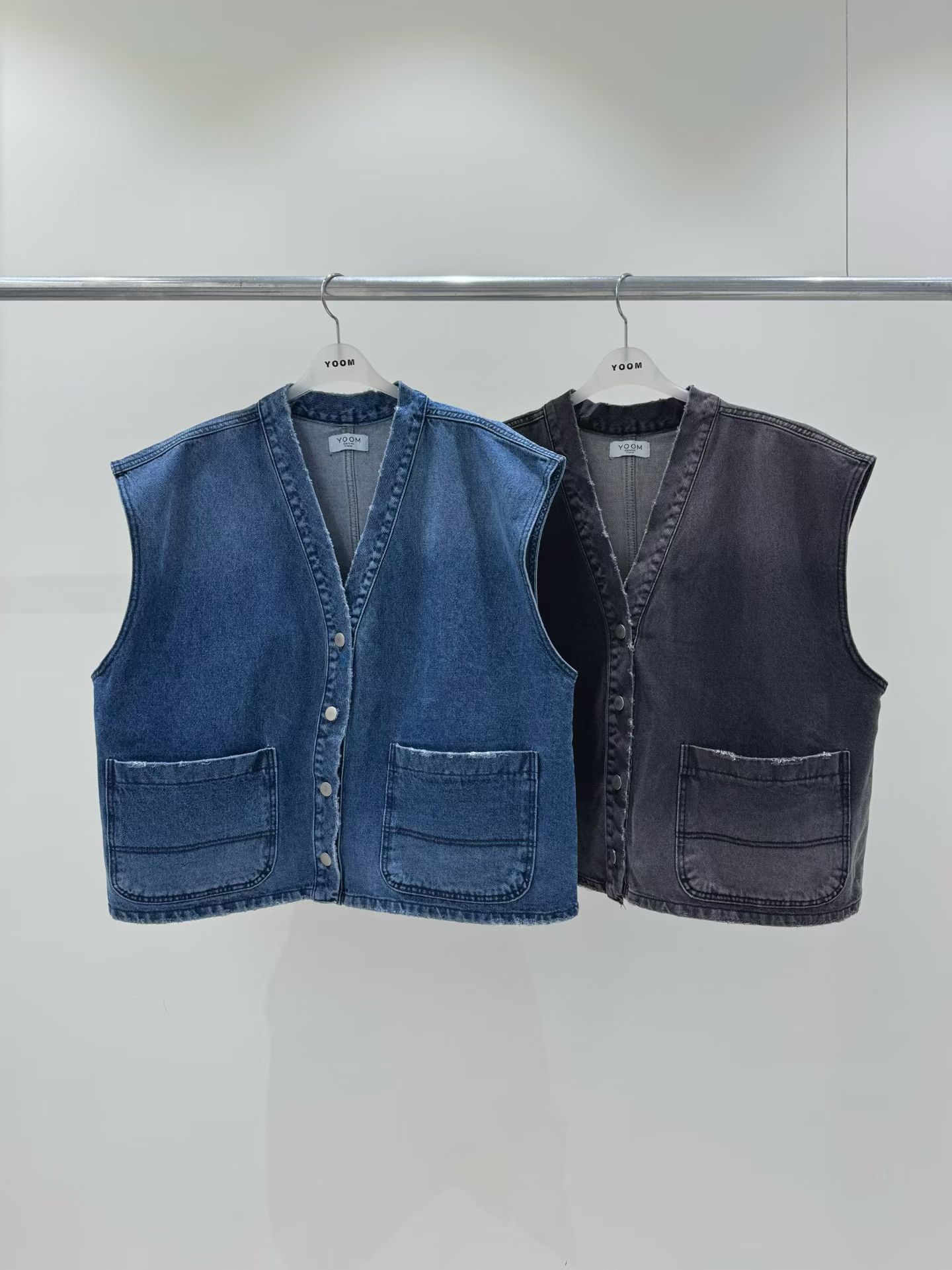 V領牛仔背心 26040910