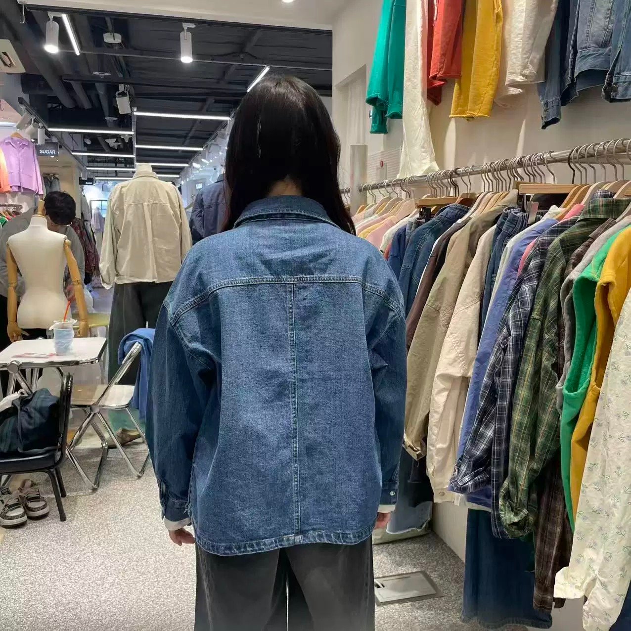 單口袋牛仔衫 2631010