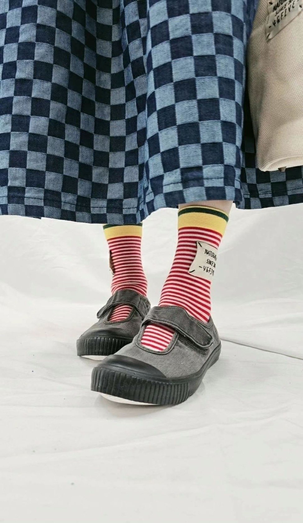 日系復古水洗帆布鞋 FE20701