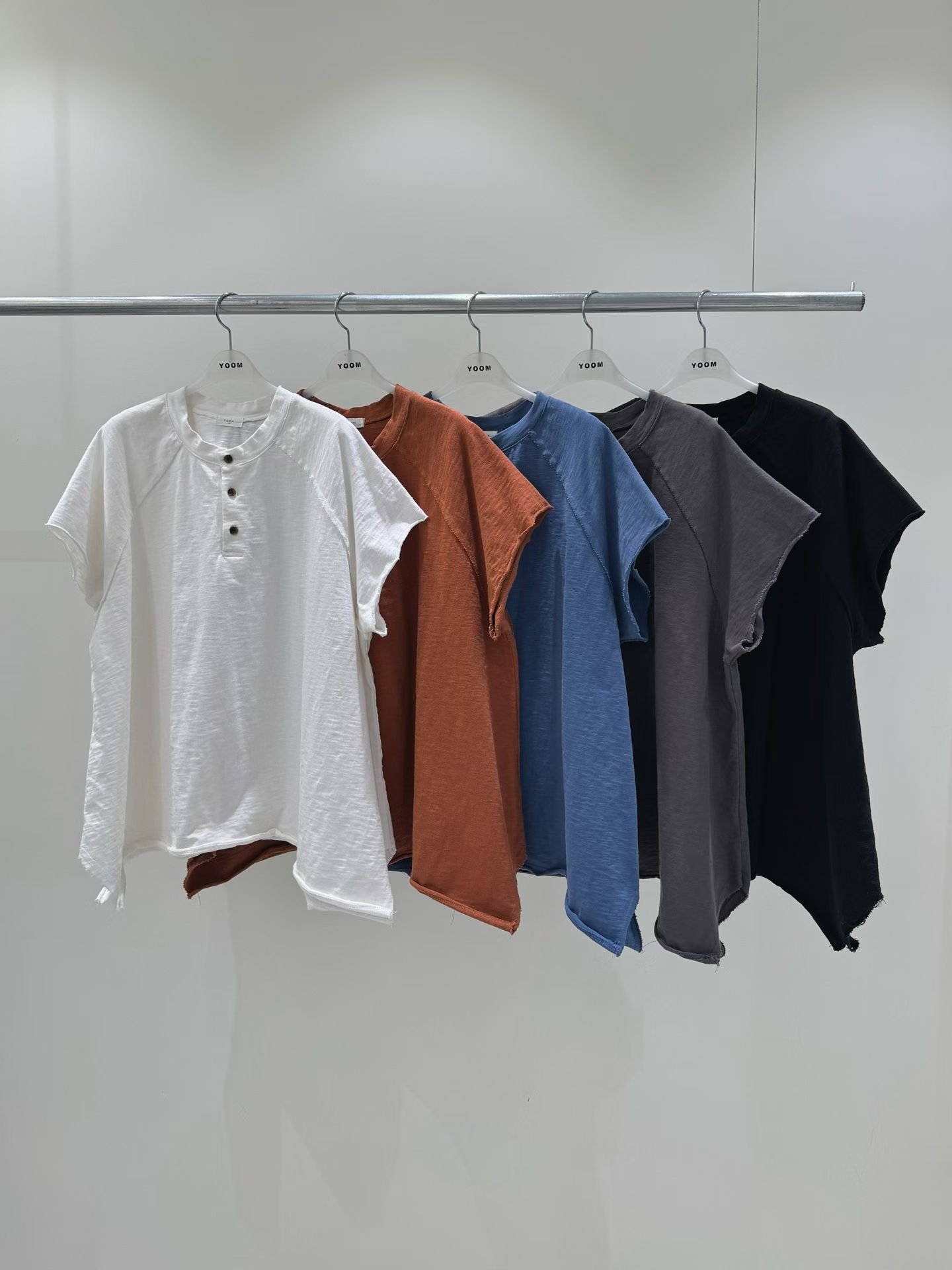 竹節棉釦系上衣 26040909