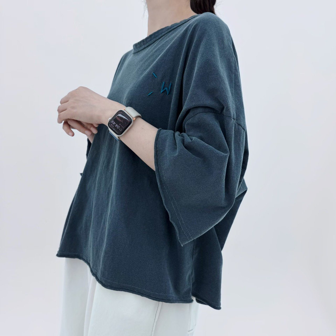 刺繡圓領上衣 S702