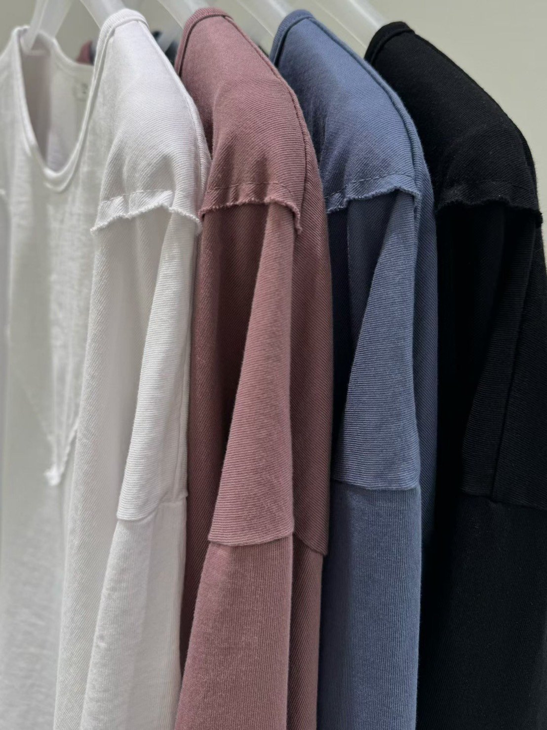 拼接感圓領上衣 2622606