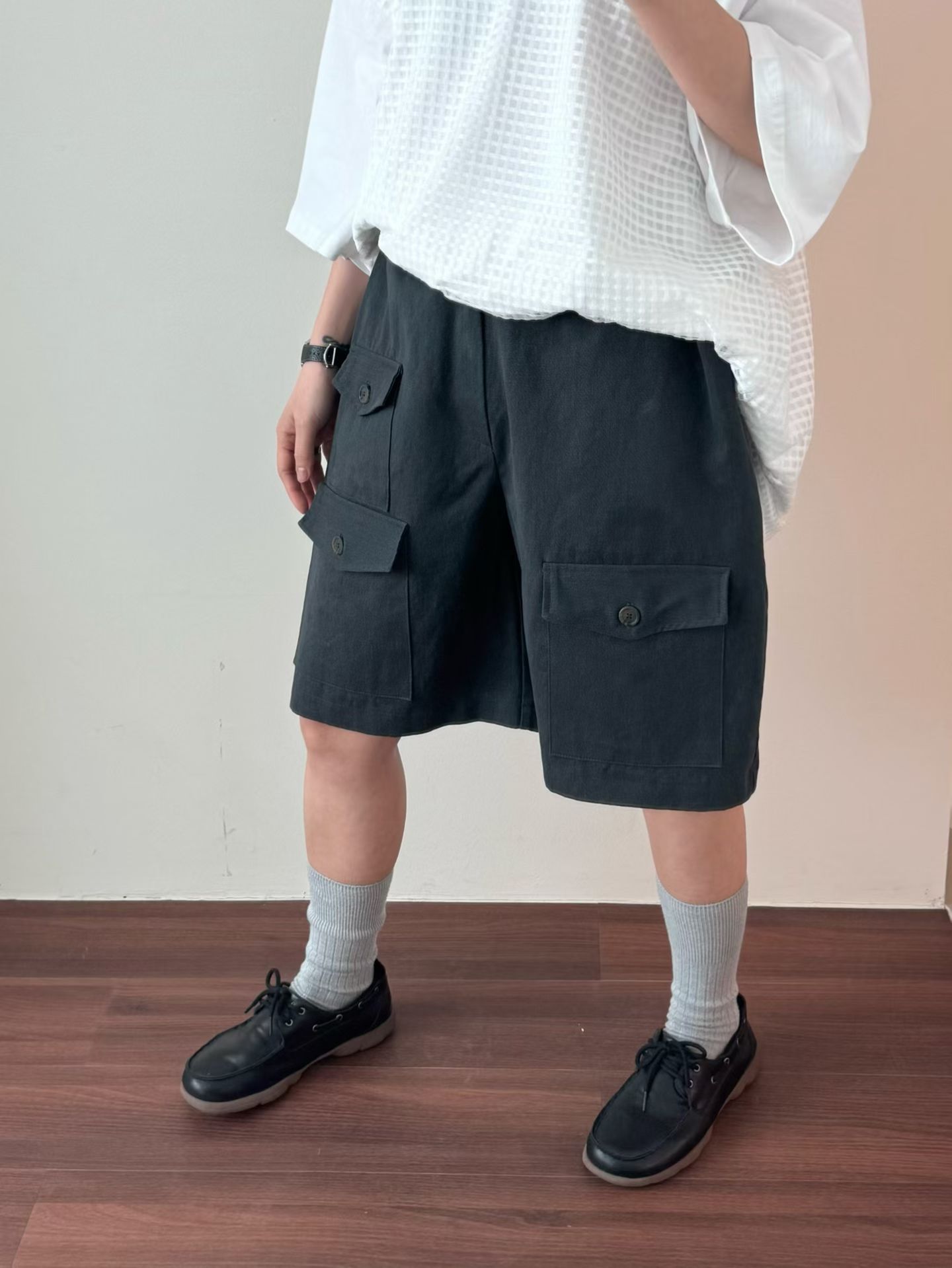 多口袋設計款褲 26040905