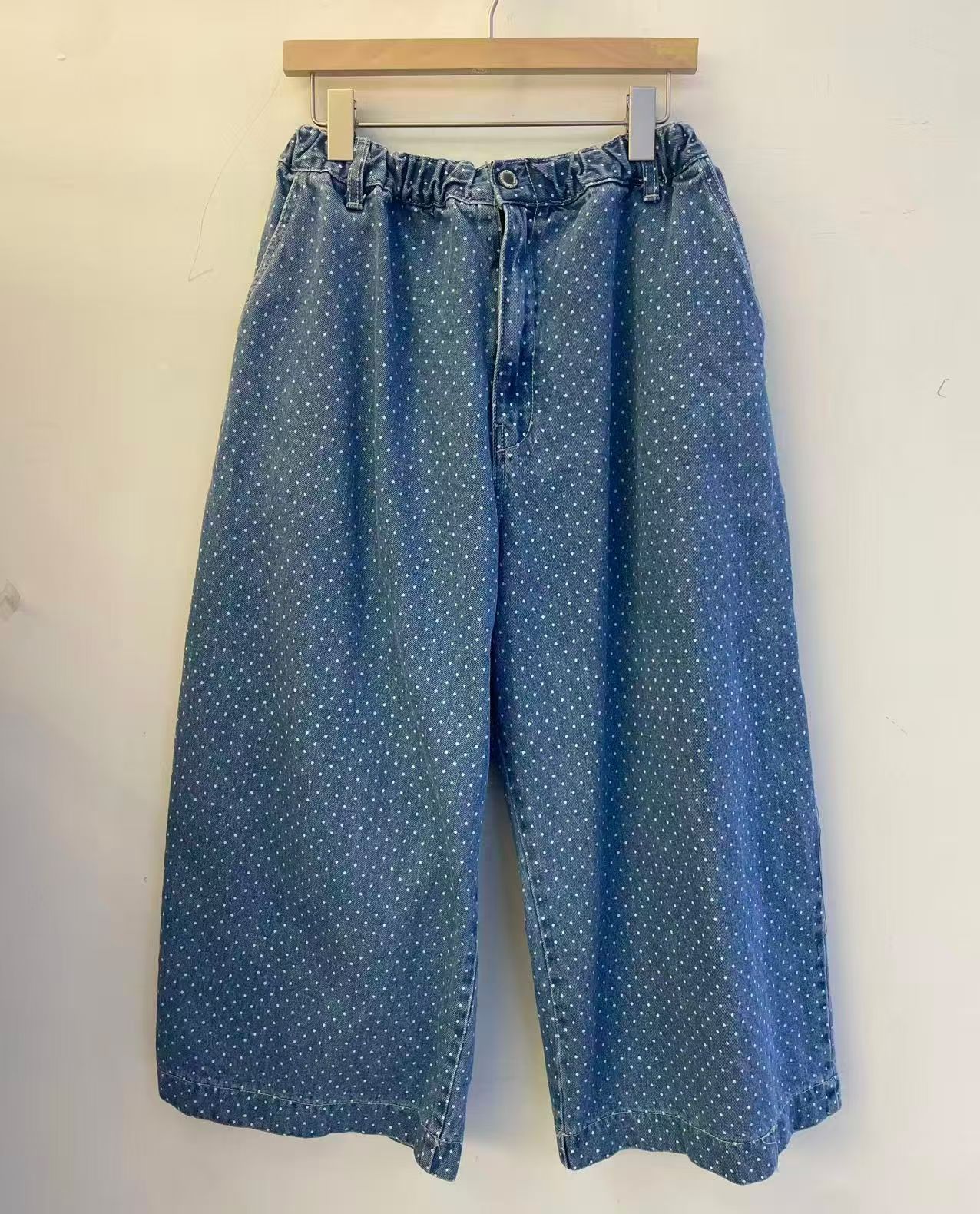 點點丹寧寬褲 2630604