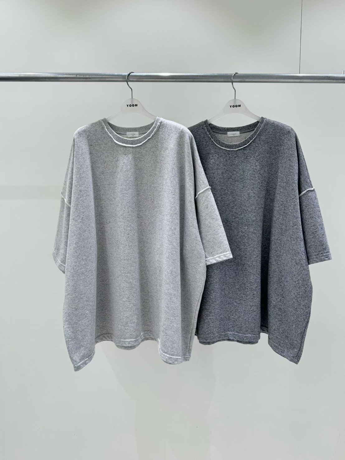 拼接感圓領上衣 26011511