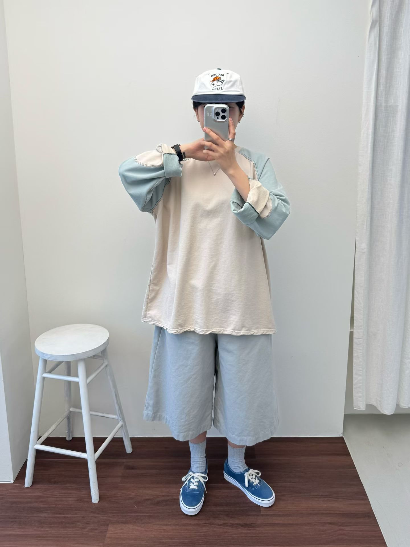 補丁配色上衣 26012701