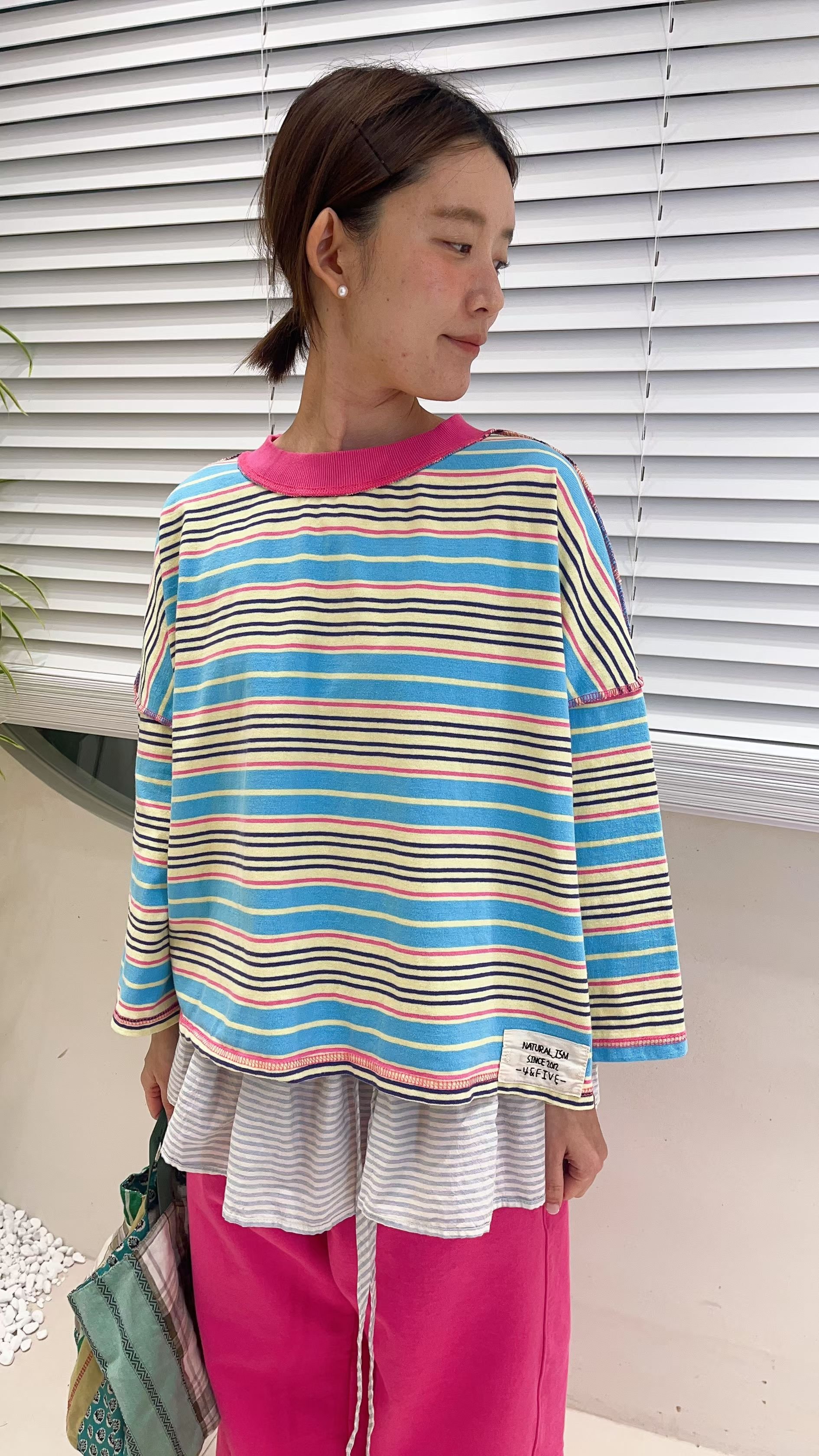 滾邊配色上衣 2630615