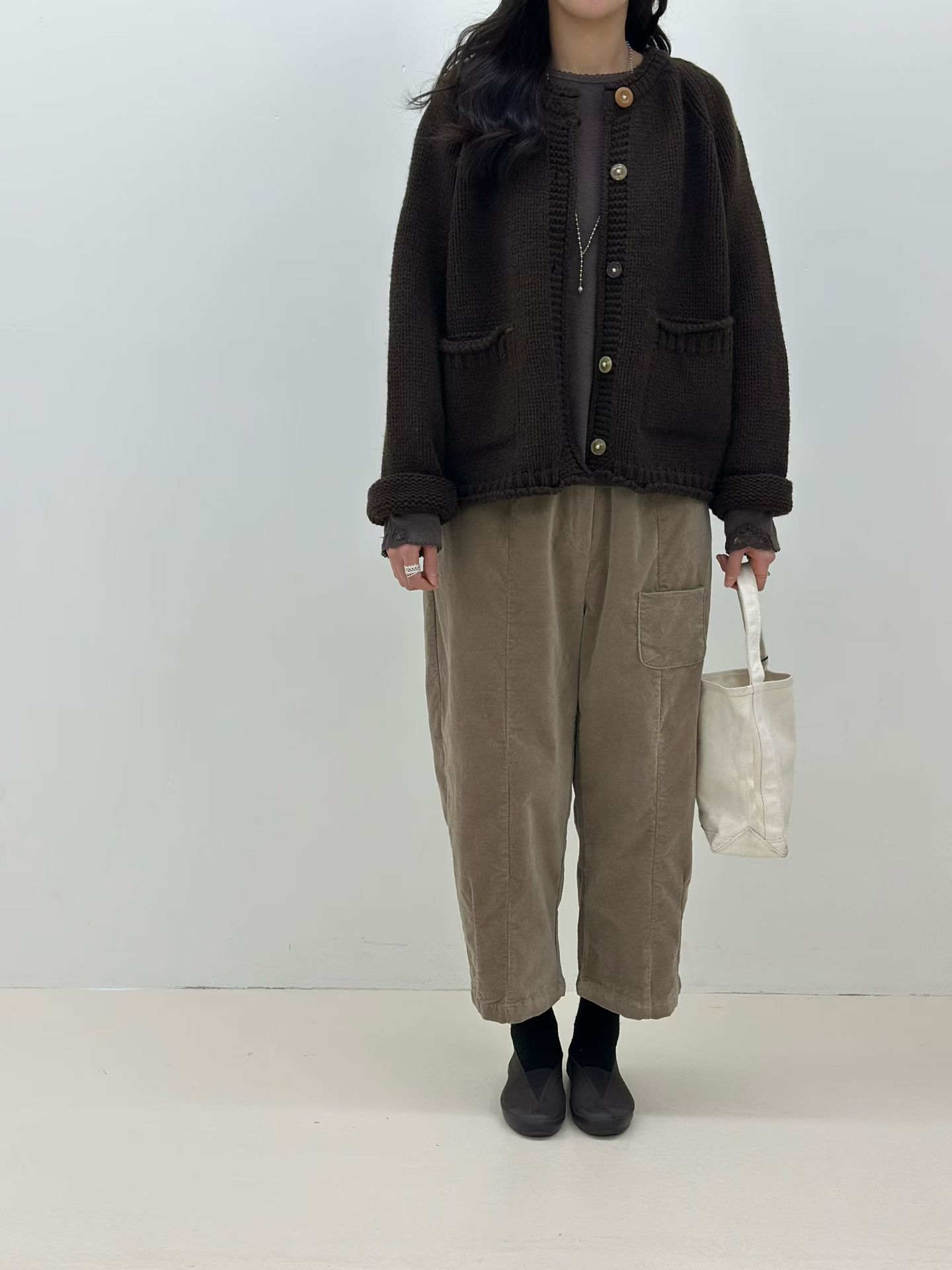 小口袋燈芯絨褲 26010711