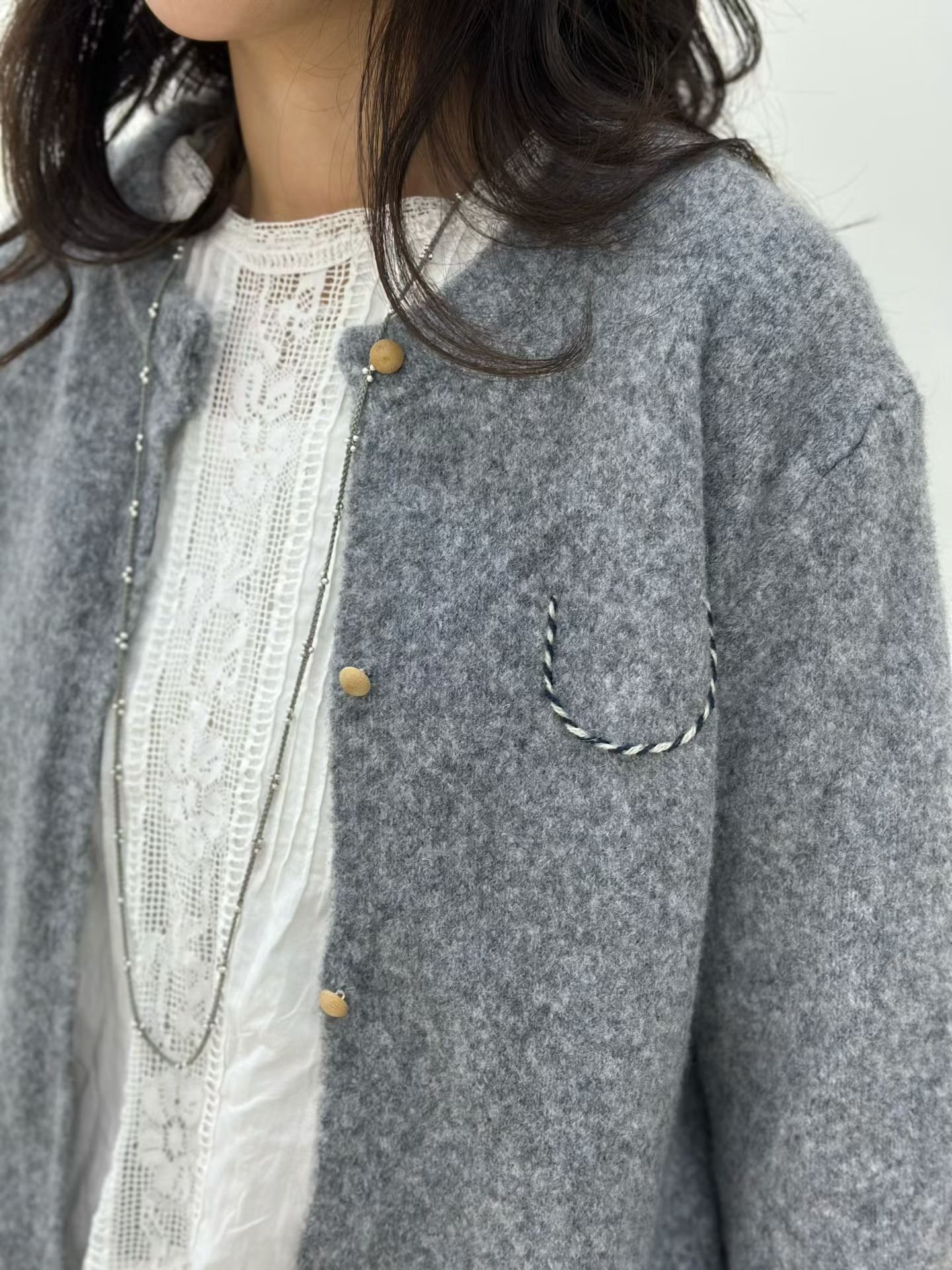 混色針織外 26010705