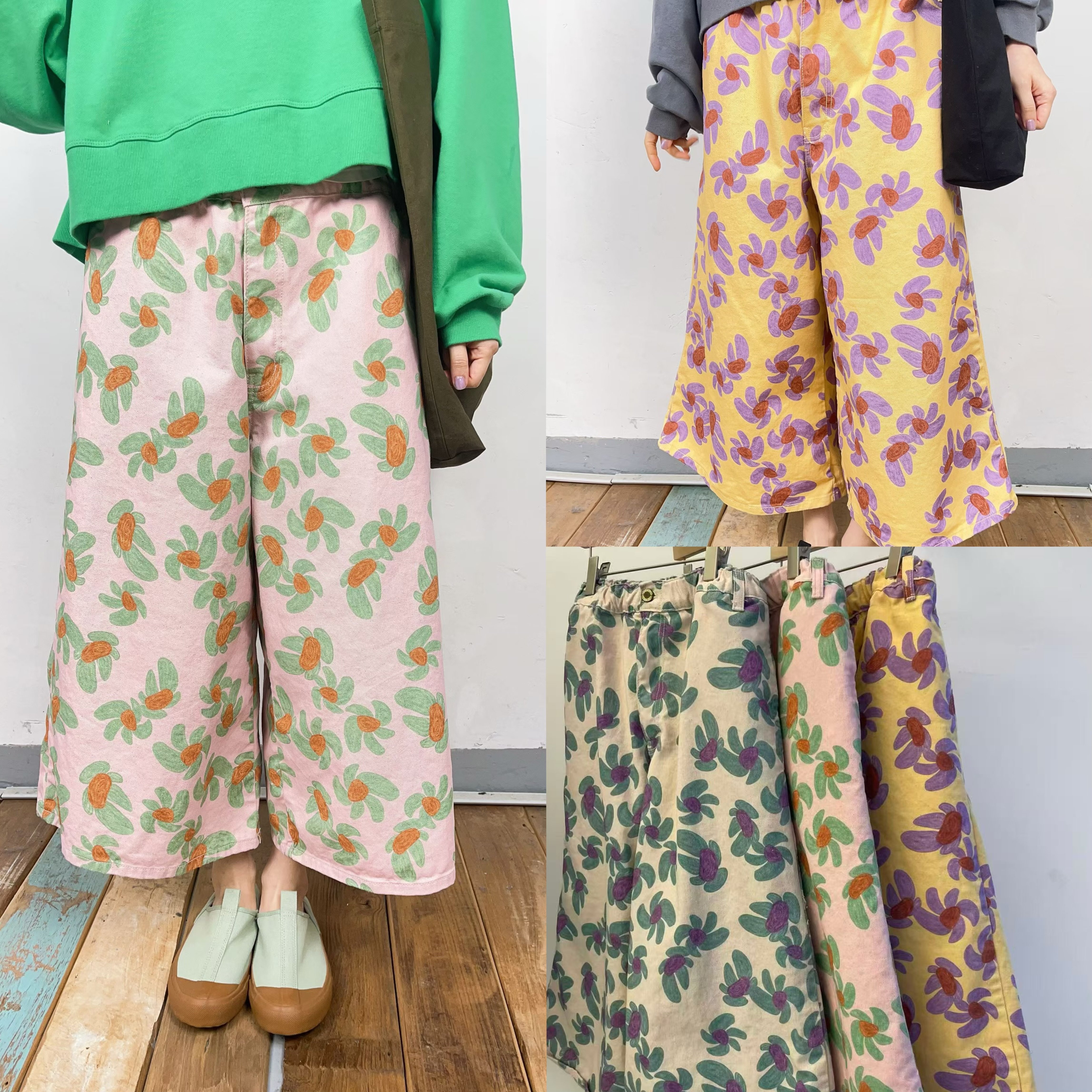 花朵寬褲 2630608