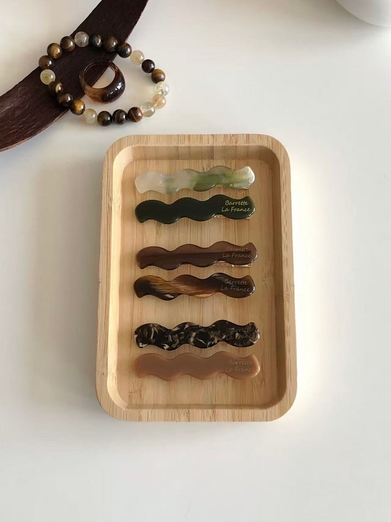 法式波紋質感髮夾